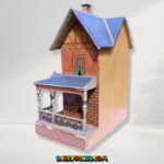 Blue Roof Dollhouse (Model 3582)