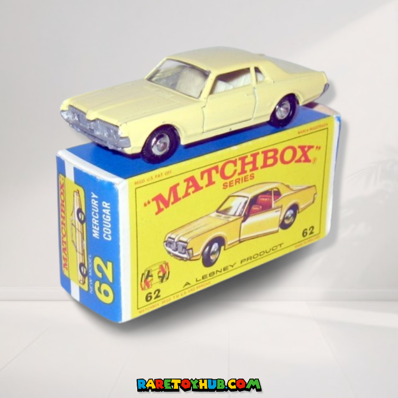Matchbox Mercury Cougar (1968 Cream Color)
