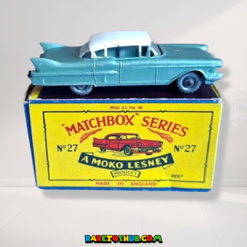 Matchbox No. 27C Cadillac 60 Special in Green